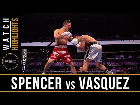 Spencer vs Vasquez HIGHLIGHTS: April 13, 2019 - PBC on FS1