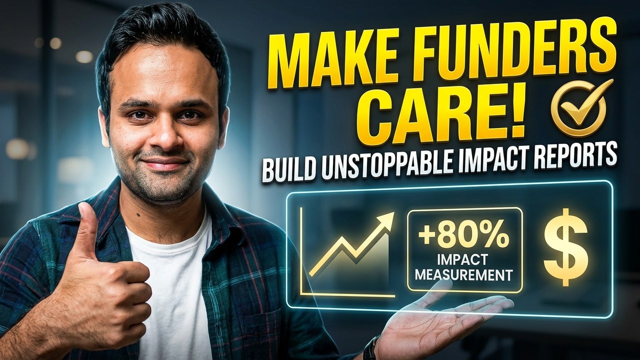 Build Impact Reports That Make Funders Care — Sopact Sense walkthrough