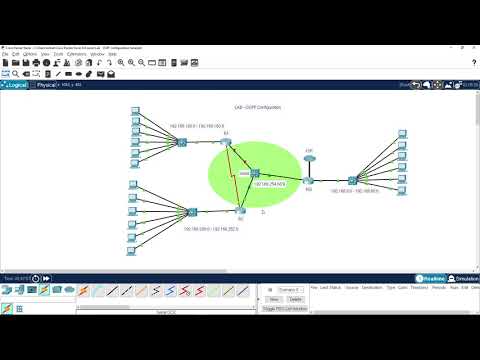 Cisco Netacad ENSA course - LAB OSPF Configuration with a Serial Connection