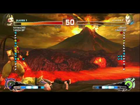 robin01 [Abel] vs torowa360 [Ibuki] SSF4 Japanese Online Ranked Matches - TRUE-HD