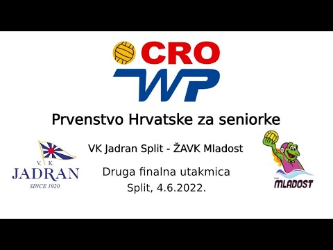PH seniorke: VK Jadran - ŽAVK Mladost | FINALE, druga utakmica