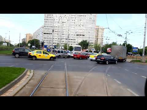 Cab-view linia 21: Piata Sfantul Gheorghe-Pasaj Colentina