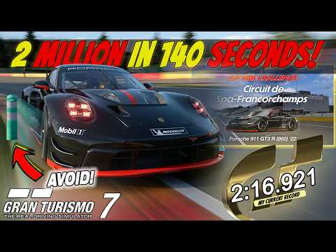 🤑 An EASY way to get 2 MILLION Credits in Gran Turismo 7!  || Time Trial Guide - Week 07