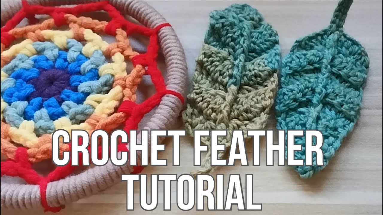 Tiny Feather Crochet Tutorial