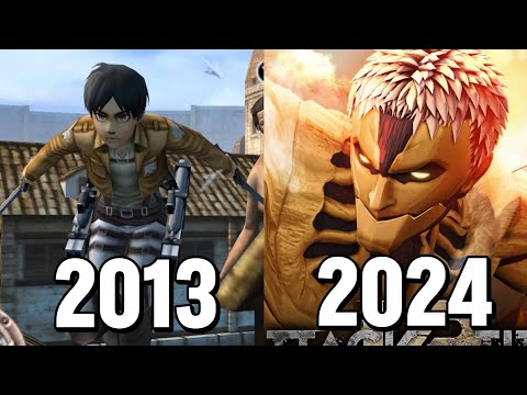 Evolution of Attack on Titans Games (2013-2024)