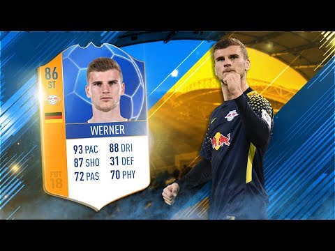 FIFA 18 MOTM Werner Review - 86 eMOTM Timo Werner Player Review - Fifa 18 Ultimate Team