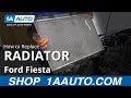 How To Replace Radiator 2011 2017 Ford Fiesta