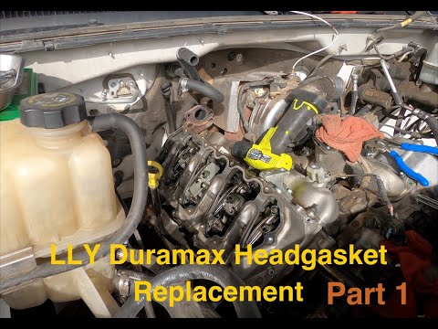2005 LLY Duramax Head Gasket Replacement Part 1