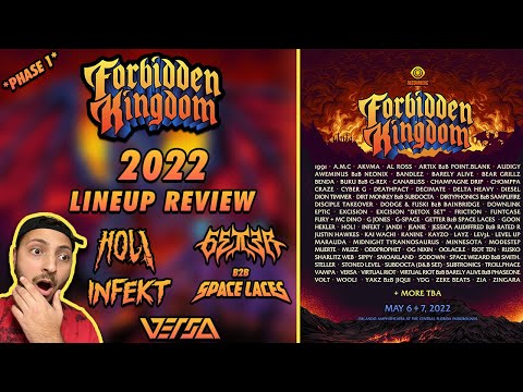 FORBIDDEN KINGDOM 2022 LINEUP REVIEW! | Versa, HOL!, Marauda