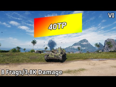 40TP Habicha (8 Frags/3,8K Damage) | World of Tanks