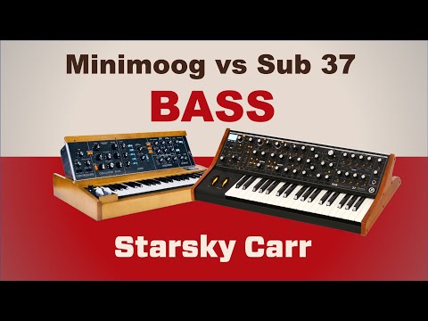 Minimoog Model D vs Sub 37: Bass