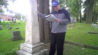 preview picture of video 'A West Orvis Massena Cemetary Tour'