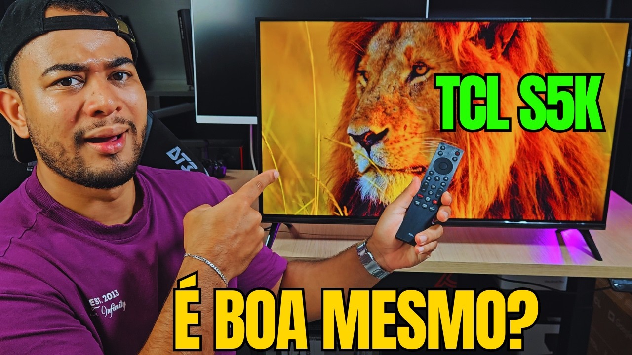 Miniatura da avaliação em vídeo de Smart TV LED 32" SEMP HD Android