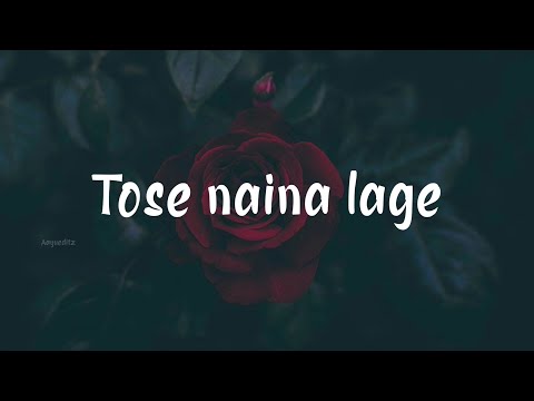 Tose Naina Lage Piya Sawre- lyrical song | Anwar | Kshitij | Shilpa Rao | Mithoon |
