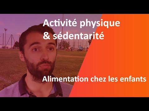 Activité physique, sédentarité et alimentation chez les enfants, ONAPS