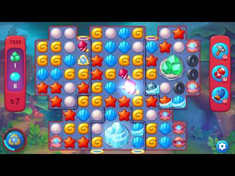 Fishdom 7330 Hard Level - 13 moves - NO BooSTERS