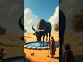A Farmer And A Monkey Filled A Desert Pit With Water Until A Buffalo Drank It All