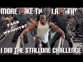 I DID THE STALLONE CHALLENGE | DID HE USE FAKE WEIGHT??