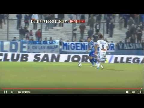 Gol de Correa - Quilmes 1 Vs 3 Godoy Cruz - Fecha 14 - Liga Argentina