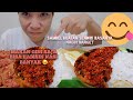 ASMR Mukbang Ayam GEPREK Jumbo Telur 5 Butir Pedesss Nya Bikin Melotot Mukbang Yummy