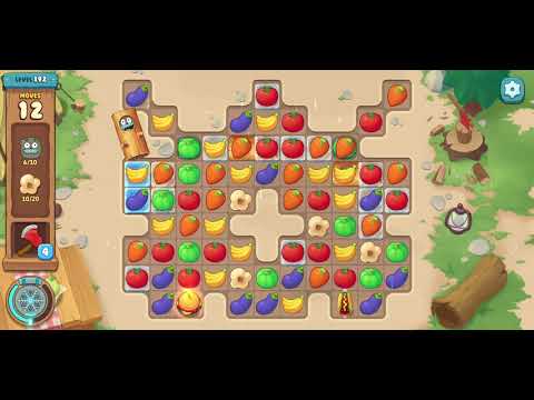 We Bare Bears Match3 Repairs Level 192 - No Boosters