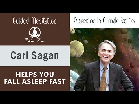 Carl Sagan HELPS YOU FALL ASLEEP FAST - Amazing Speech WITH MUSIC - Climate Change & Global Warming