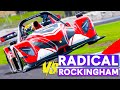 The FASTEST Car Ever Driven At Rockingham: Radical SR3 XXR!