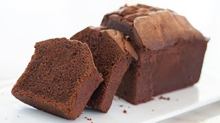 (파운드 케이크 기본) 초코 파운드 케이크 만들기, 촉촉한 초코 케이크, Chocolate Pound Cake [홈베이킹], 쿠킹씨 cooking see