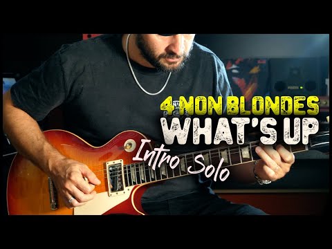What's Up (4 Non Blondes) - Guitar Solo - Guitar Lesson with Matt Bidoglia