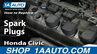 How To Replace Spark Plugs 01-05 Honda Civic 1.7L