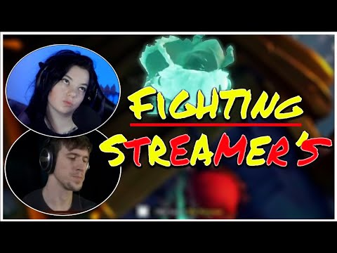 Fighting Twitch Streamers! Kelly & Pyr0 (Sea of Thieves)
