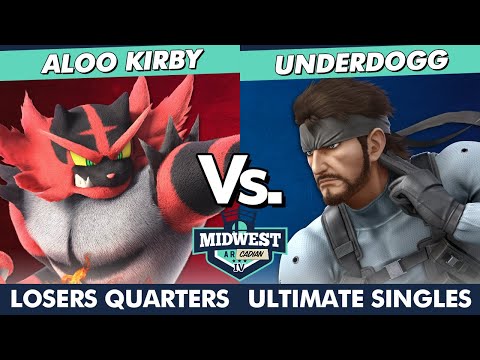 Midwest Arcadian IV Losers Quarters - Aloo Kirby (Incineroar) Vs. underdogg (Snake) SSBU Ultimate