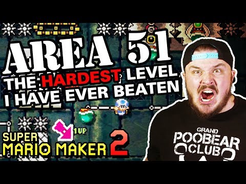 Area 51 *INSANELY HARD LEVEL* 40+ Hours [Super Mario Maker 2]