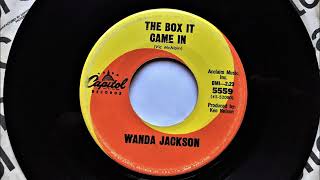 The Box It Came In , Wanda Jackson , 1965