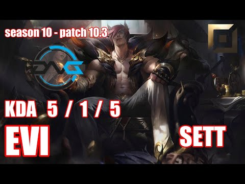 【KRサーバー/GM】DFM EVI セト(Sett) VS ヨリック(Yorick) TOP - Patch10.3 KR Ranked【LOL】