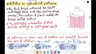 introduction to fluid static. rigid body rotation بالعربى
