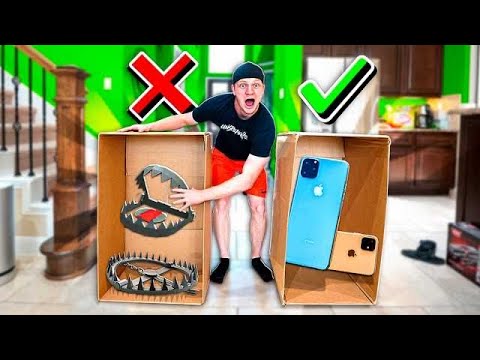 DON’T CHOOSE THE WRONG BOX! PRIZE or TRAP!