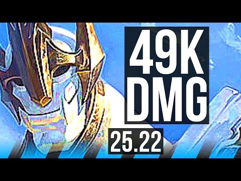 GALIO vs ZED (MID) | 49k DMG, Godlike, 12/4/10 | NA Master | 25.22