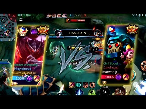 SUPPORT HAYABUSA VS. TOP GLOBAL JAWHEAD IN SOLO RANK GAME!! | WHO WILL WIN?! - MLBB