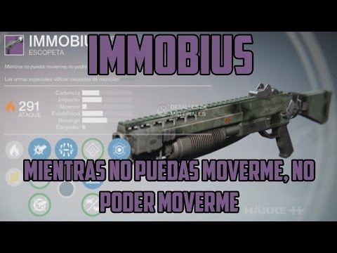 Schicksal legendären Waffen immobius `` Während Sie sich nicht bewegen kann... ''