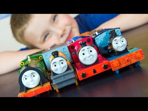 Thomas and Friends TrackMaster Emily Rheneas Ferdinand Dash Toy Train Unboxing Video