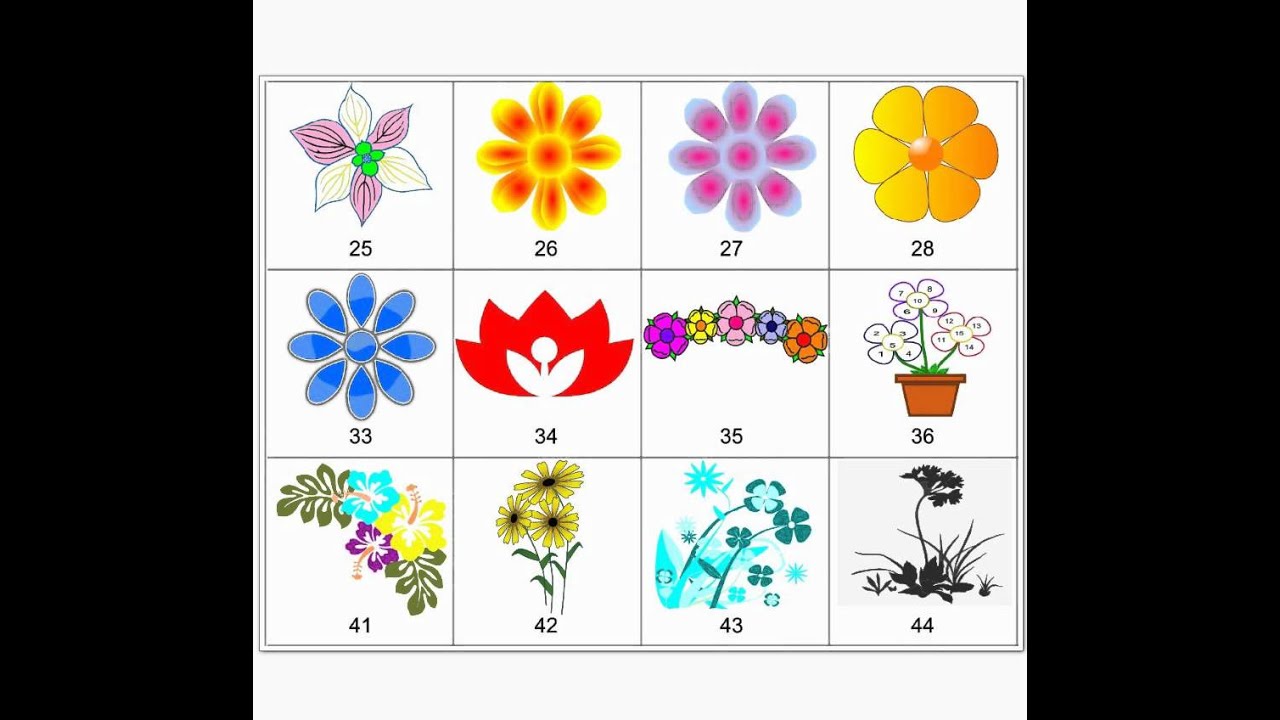 Clipart - Flowers