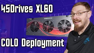 I helped deploy 900TB of Cloud Storage!!! - 45Drives XL60