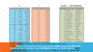 SQL SELECT STATEMENT - COMPLEX 
