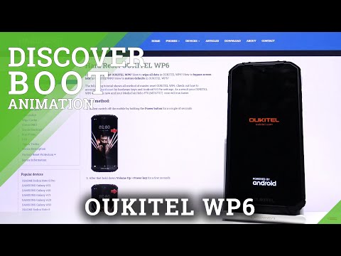 How Starting Screen Looks Like in Oukitel WP6 - Boot Animation