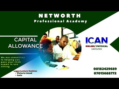 Capital Allowance class 1