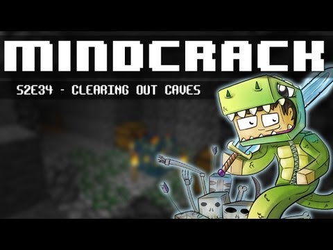 Minecraft: Mindcrack S2E34 - Cleaning Out Caves