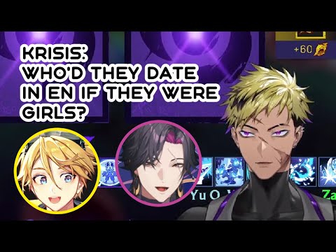 Mit wem würde KRISIS ausgehen, wenn es sich um Mädchen handeln würde?