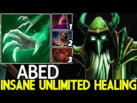 ABED [Necrophos] Insane Unlimited Healing Super Mid Gameplay 7.22 Dota 2