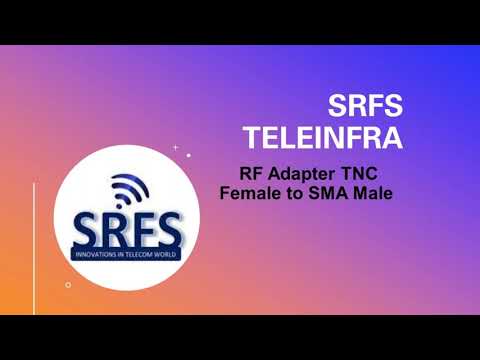 RF Adapter TNC Female to SMA Male